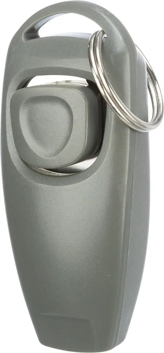Clicker Trixie Training Dog Training com Grey Whistle