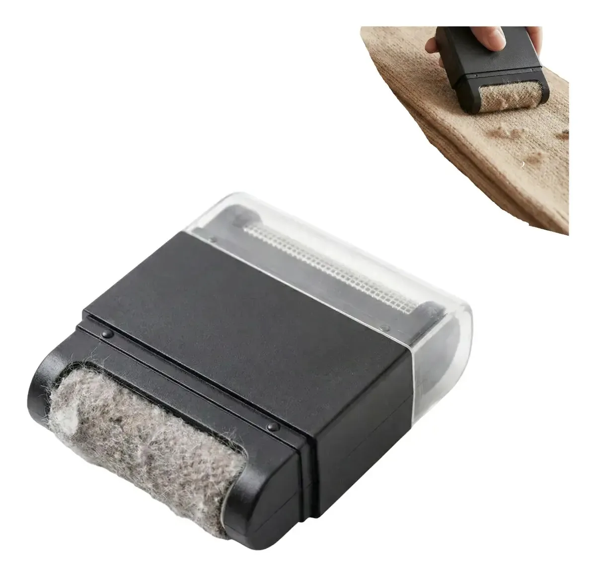 Bolsa de remoção de metal compacta portátil, removedor de fiapos