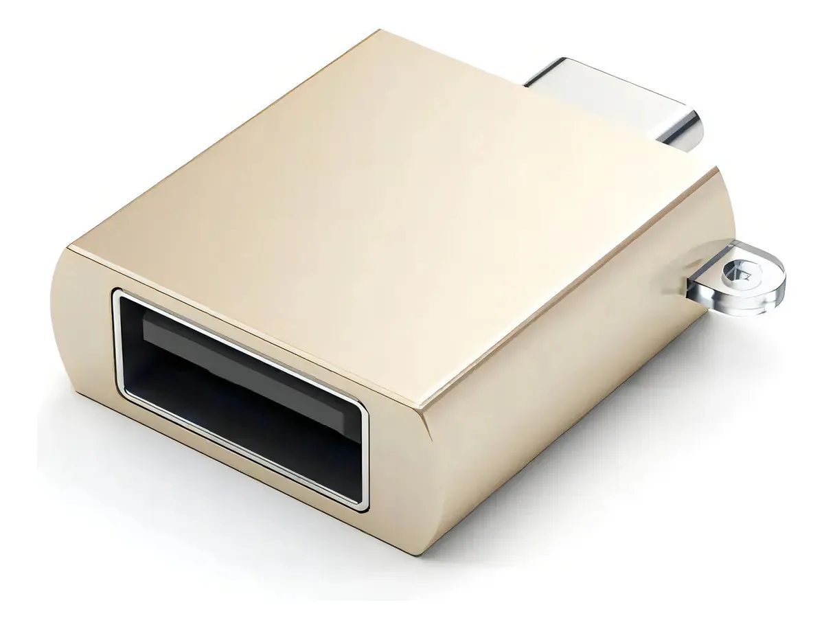 Adaptador USB-C para USB - Satechi Color Gold