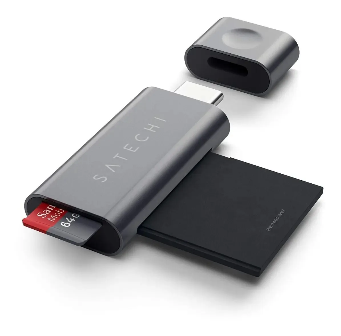 Leitor de cartão de memória SD Satechi Color Space Grey Macbook Usc