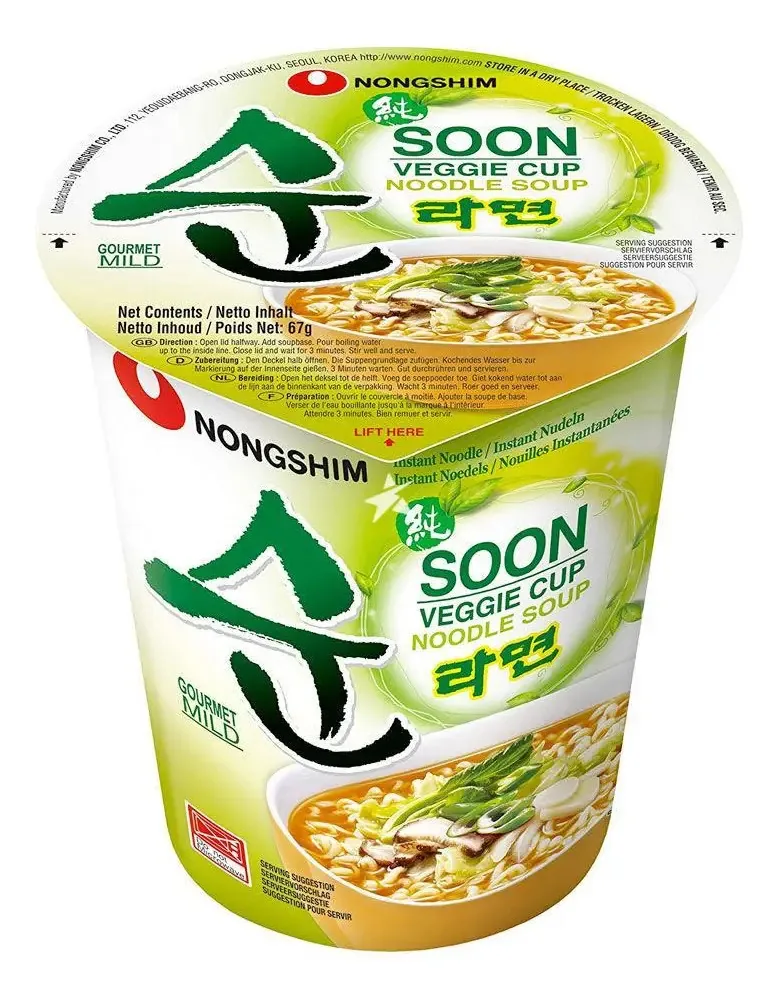 Mac Inst Nong Shim 67g Veggie Lamen