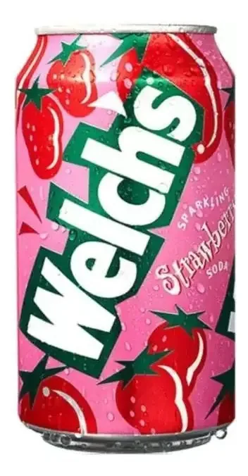 Refrigerante Coreano Sabor Morango Welch's - 355ml