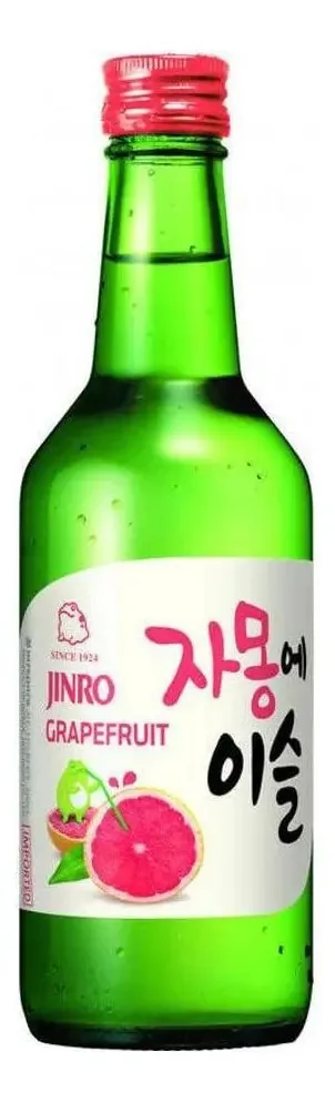 Bebida Coreana Soju Jinro Sabor Toranja 360ml