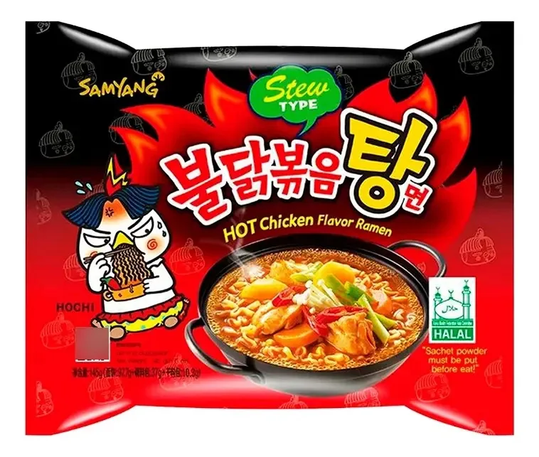 Lamen Coreano Hot Chicken Ramen Stew Samyang 145g - T. Foods