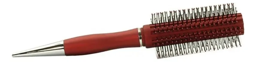 Escova de cabelo redonda (vinho) cor VINHO