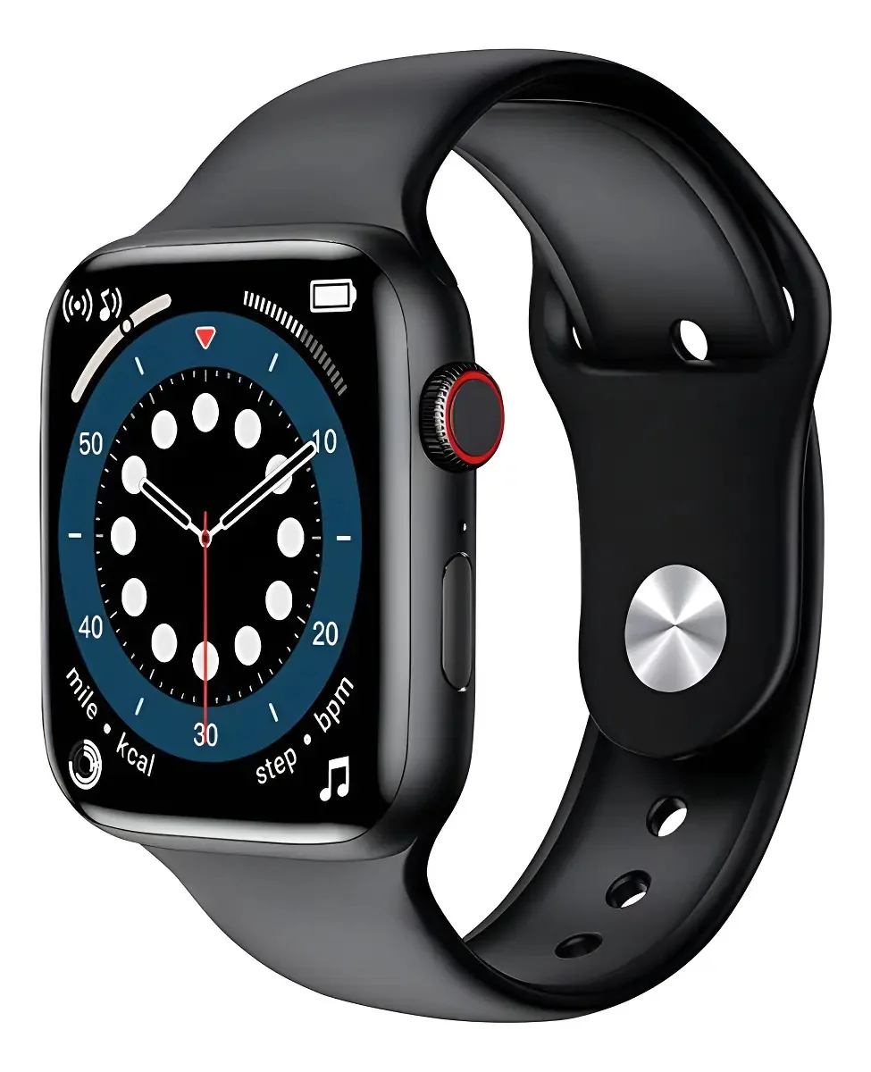 Relógio Inteligente Iwo W16 Bluetooth Tela 1.7p Preto
