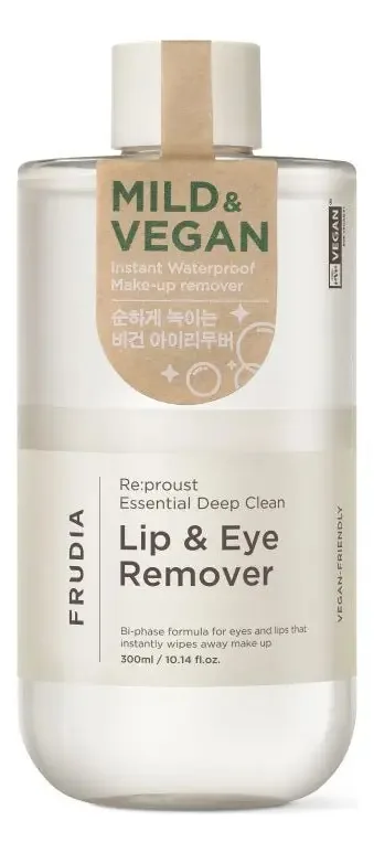 Removedor de maquiagem bifásico para olhos e lábios Frudia