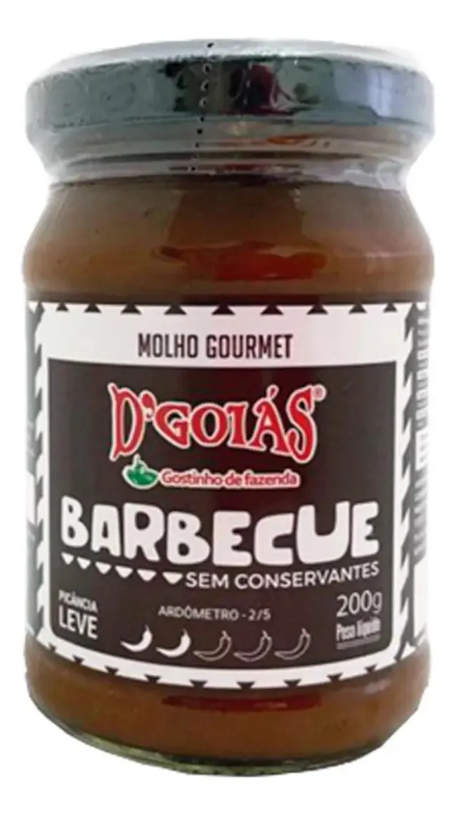 Molho Gourmet Barbecue 200g D'goias