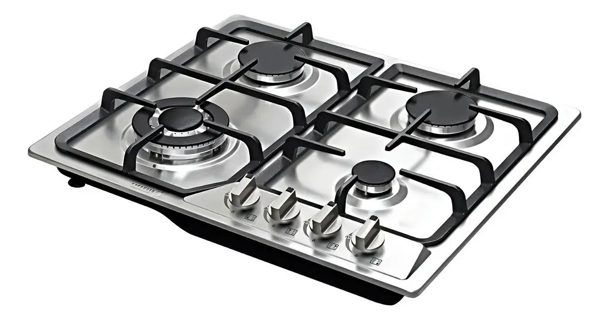 Fogão cooktop - Krüger PW43 cor cinza - 4 queimadores