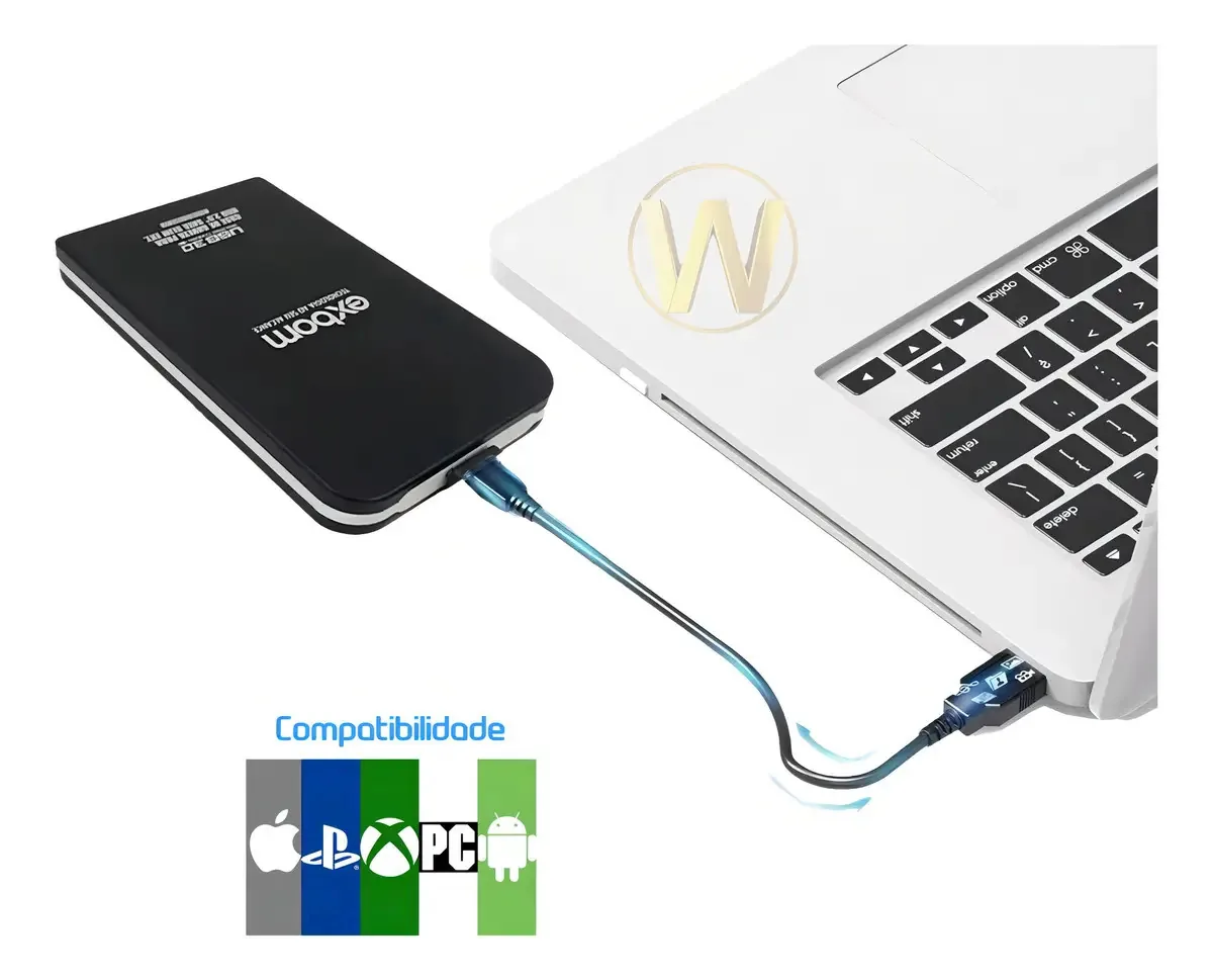 HD Externo Western Digital 750 GB USB 3.0
