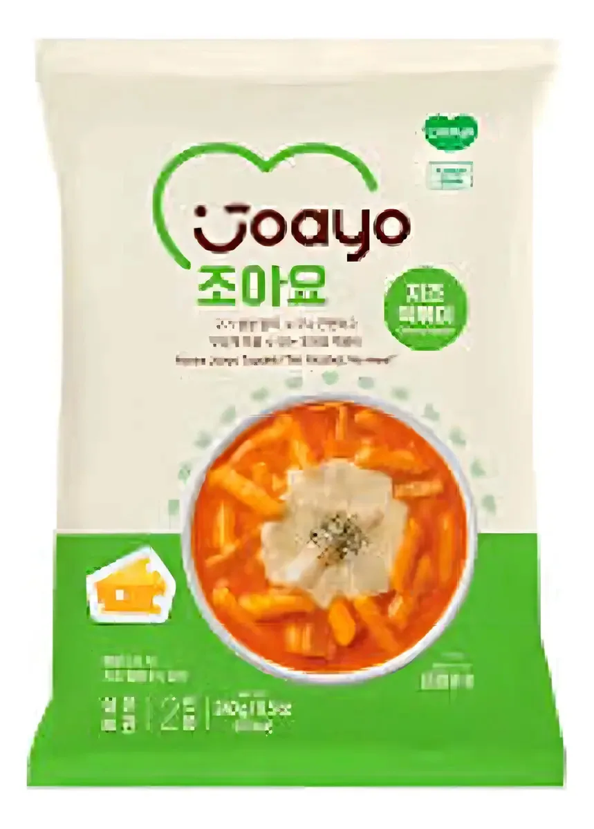 Yopokki Bolinho Arroz Coreano Queijo Joayo Copo 240g