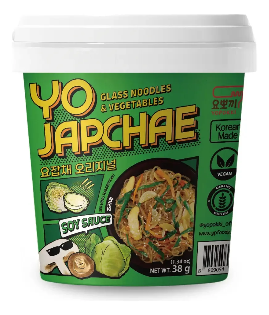 Japchae Shoyu Macarrão Coreano Batata Doce Glass Noodles 38g