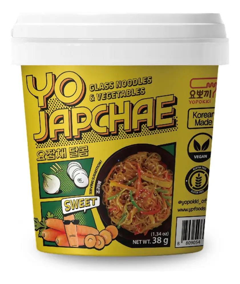 Japchae Sweet Coreano Macarrão Batata Doce Glass Noodles 38g