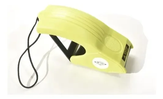 Suporte de fita de embalagem Rationer, dispensador de 48 mm sem alça, cor verde
