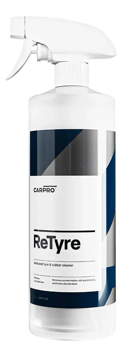 Limpeza de Superfície Carpro ReTyre 1L Para Pneus e Borrachas