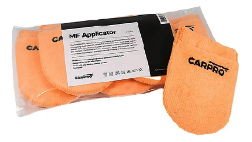 Aplicador De Microfibra Laranja 5 Unidades Carpro