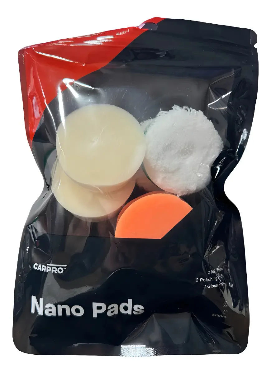 Kit 6 Boinas Carpro Nano Pads Esponja Corte e Lustro 5cm