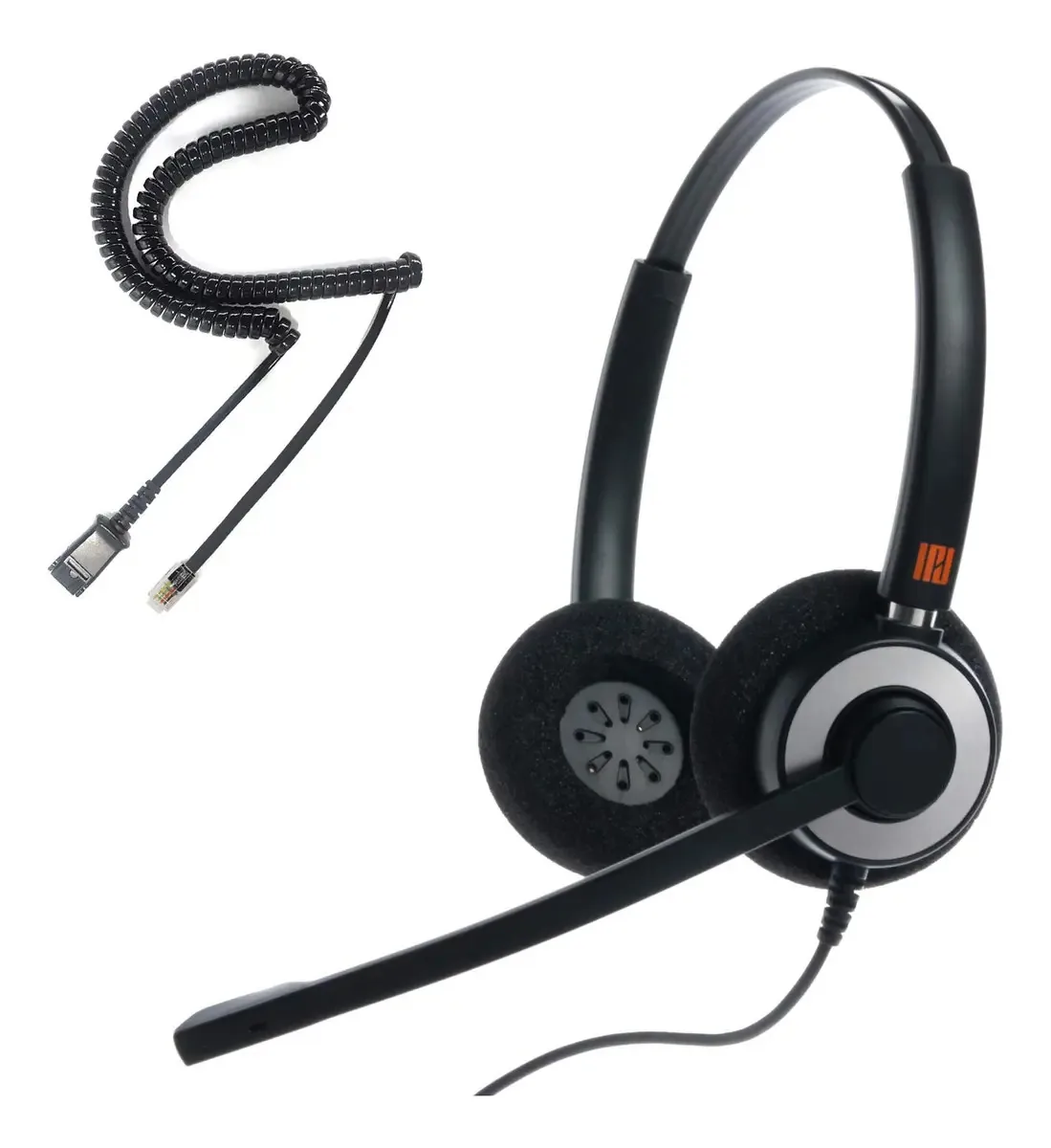 Som claro e confortável: fones de ouvido profissionais com microfone