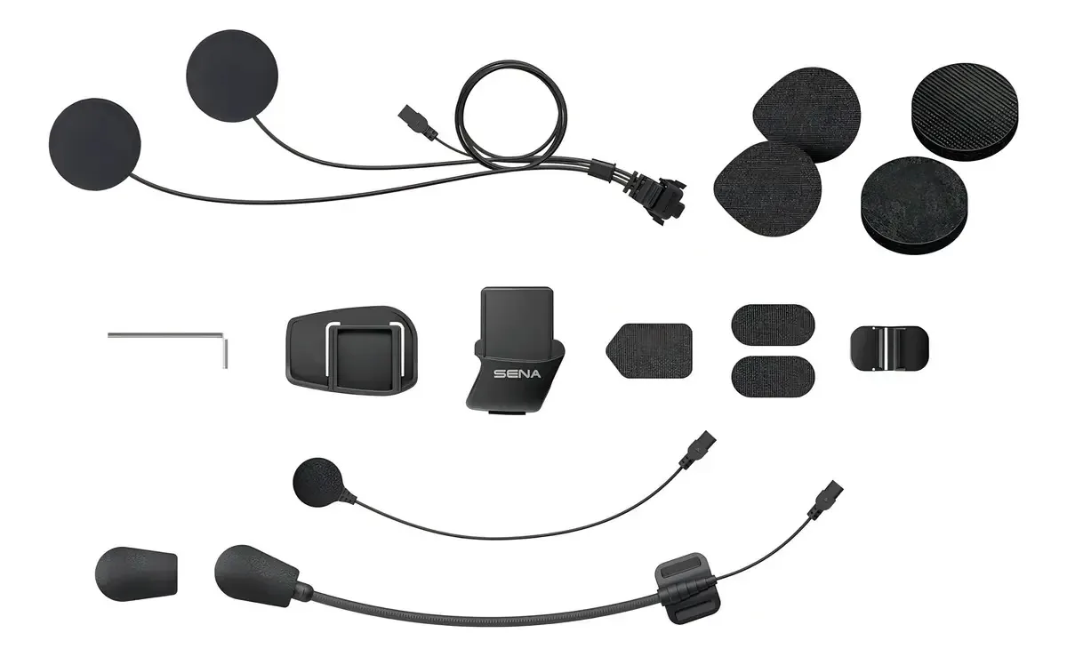 Kit de braçadeira de intercomunicação para capacete Sena 5S