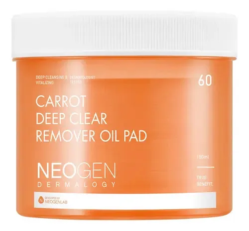 Almofadas de limpeza facial Neogen Carrot