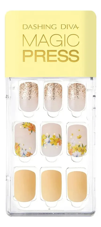 Unhas amarelas Hortensia Delight