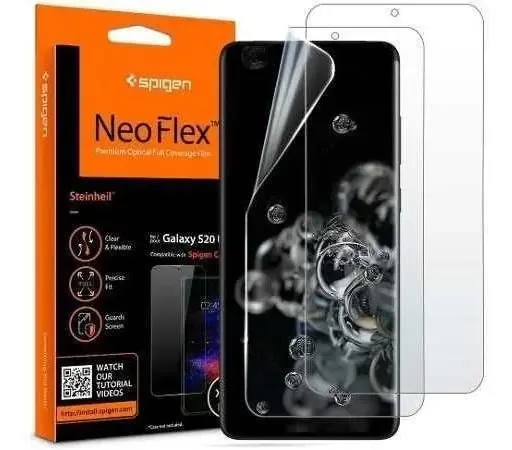 2 X Películas Protetoras Spigen Neo Flex P/ Ultra Galaxy S20