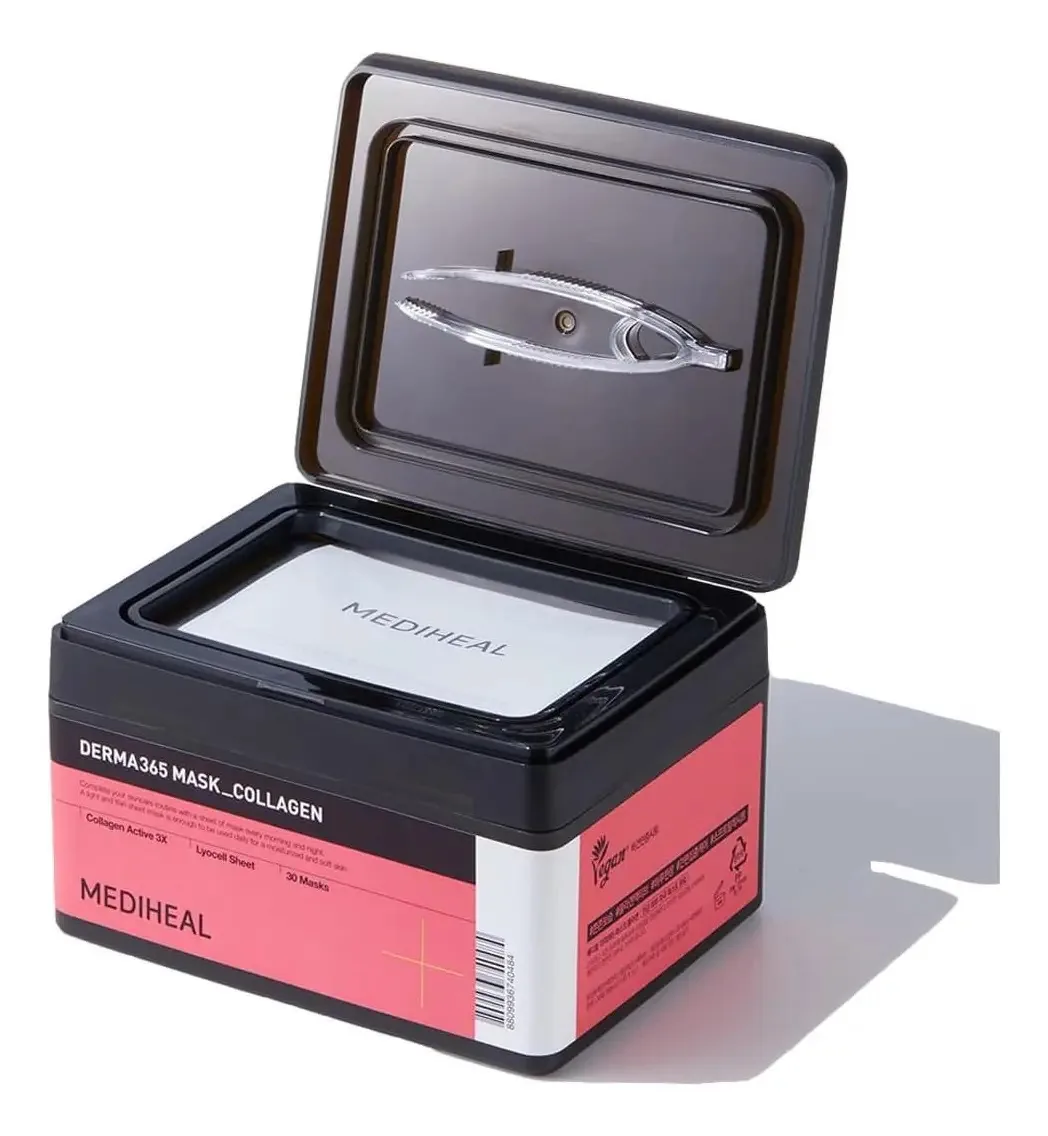 Máscara de Colágeno Mediheal Derma 365 (30 Máscaras)