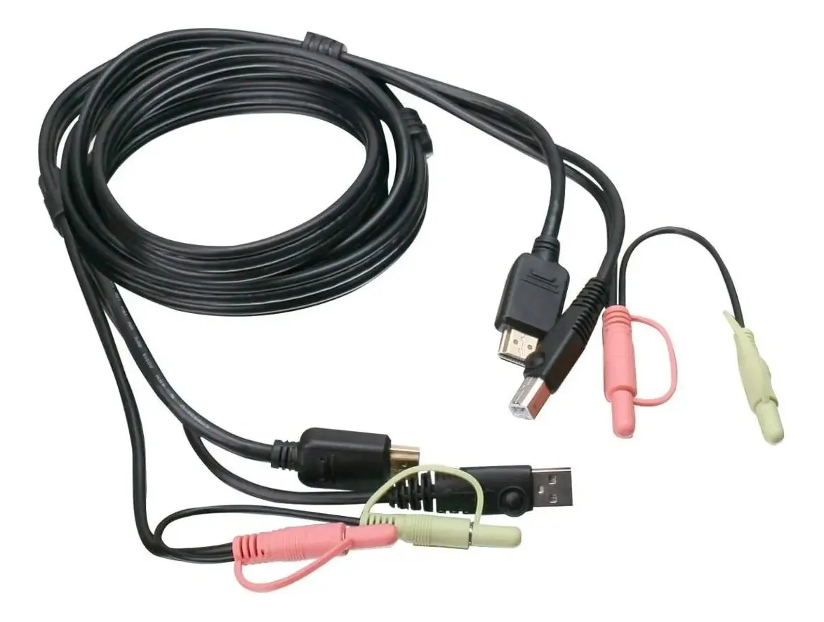 Conjunto de cabos Iogear Usb Hdmi Kvm com áudio (Taa)