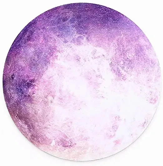 Laptop Gamers Ratón Pad Caucho Planeta Redonda Mouse Pads Color Venus