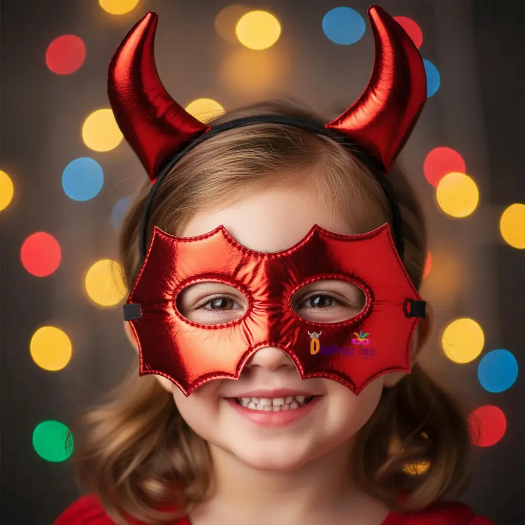 Conjunto de fantasias vermelhas de Natal Little Diablita Pastorela Devil