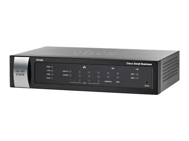 Roteador Cisco Sb Rv320 de dois gigabits