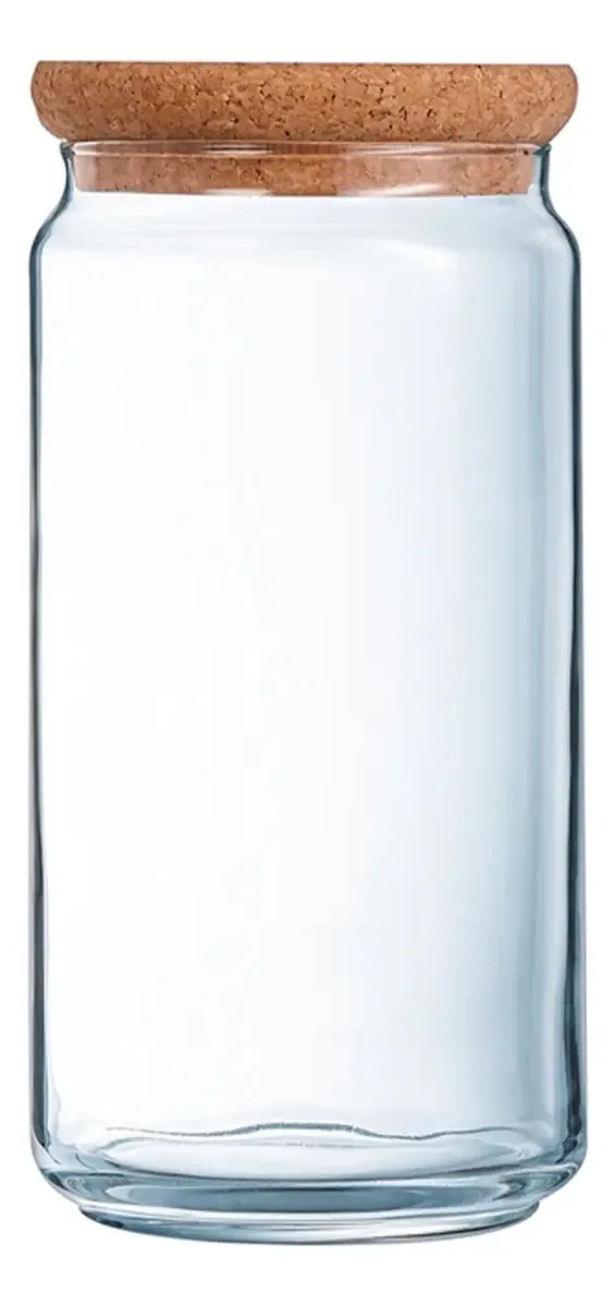 Garrafa de cortiça Luminarc Pure Jack, tampa de cortiça, 2 L, cor transparente