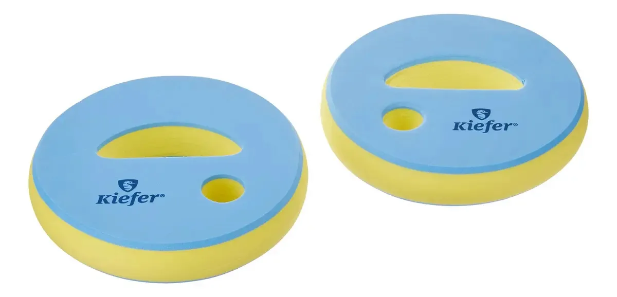 Discos Para Exercícios de Água 19 Cm Cor Azul 1 Par