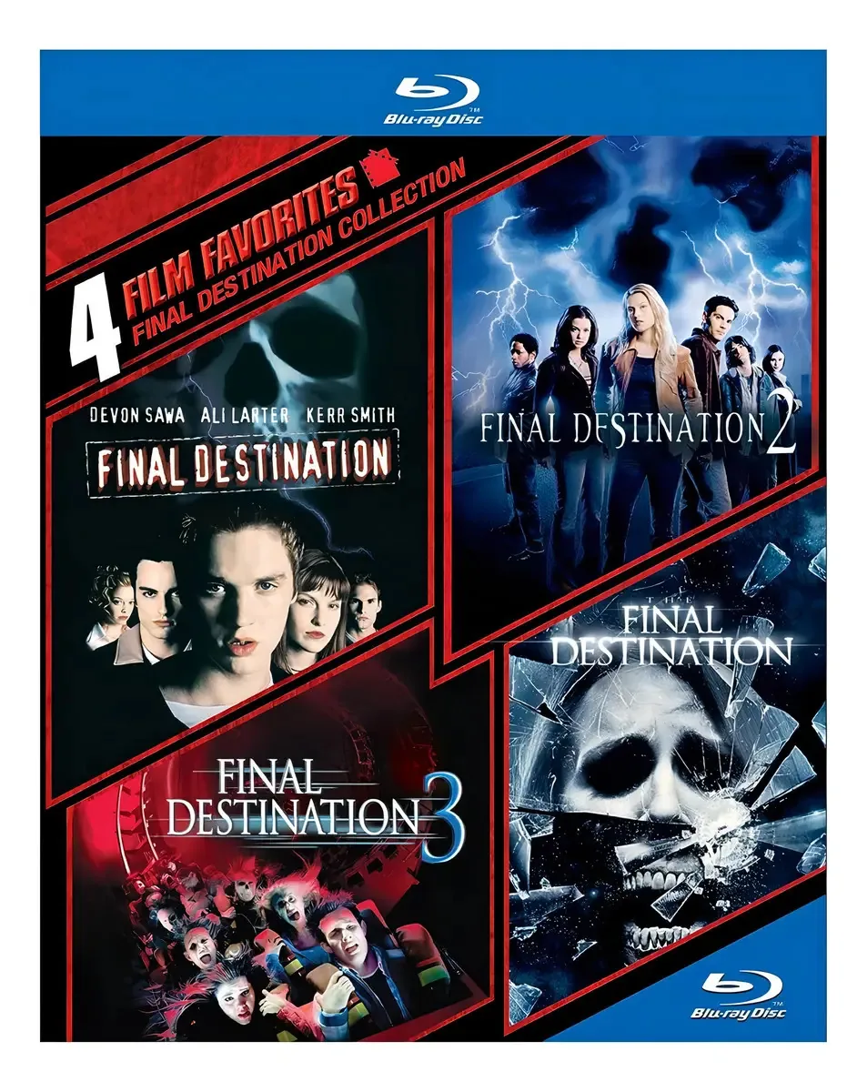 Blu Ray Premonição - Coleção 4 Filmes - Lacrado
