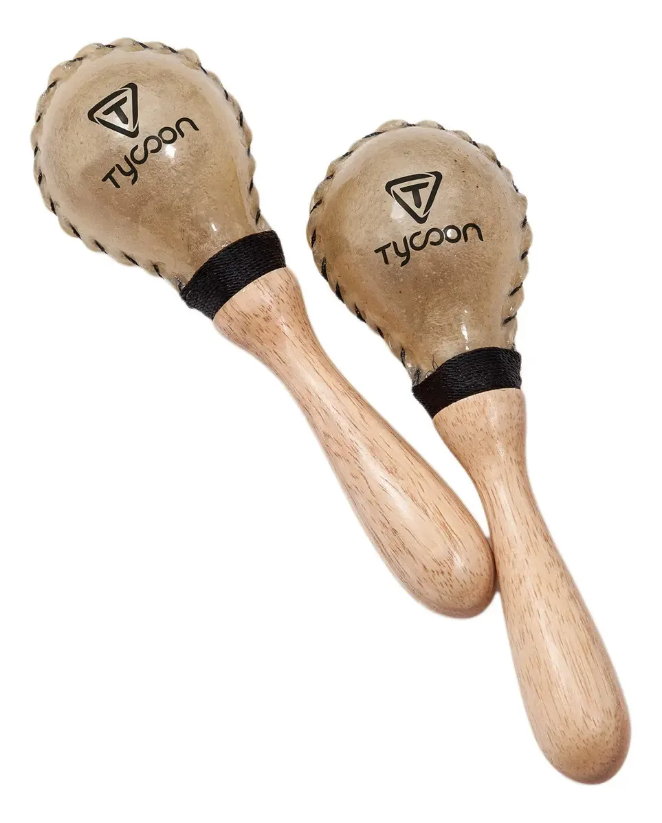Maracas pequenas de couro cru Tycoon Percussion (tms-60)