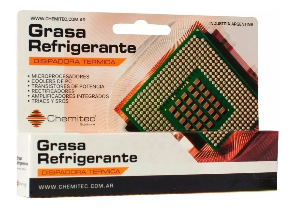 Pasta térmica de graxa de silicone dissipadora Chemitec 10cc