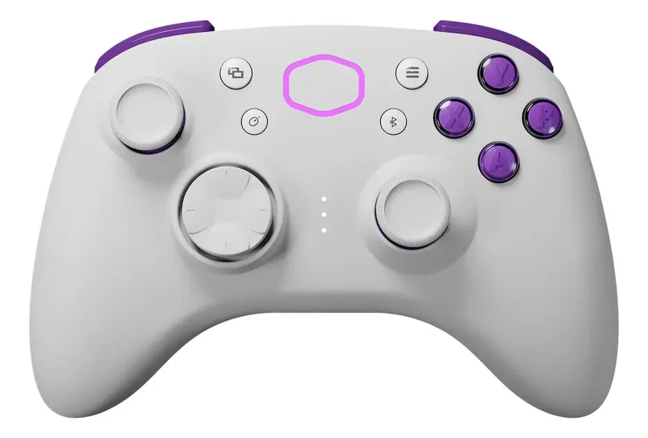 Controle Sem Fio Cooler Master Branco para PC e Android