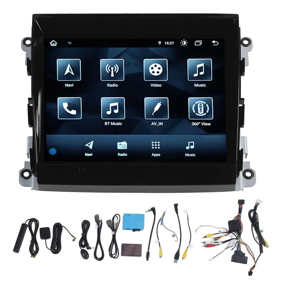 Unubifk Navegação Gps, 8.4 Polegadas Estéreo De Carro Hd Tela Sensível Ao Toque Sem Fio Carplay Reprodutor De Navegação Gps Substituição Para Panamera 970 2010 A 2015 (4+64g)