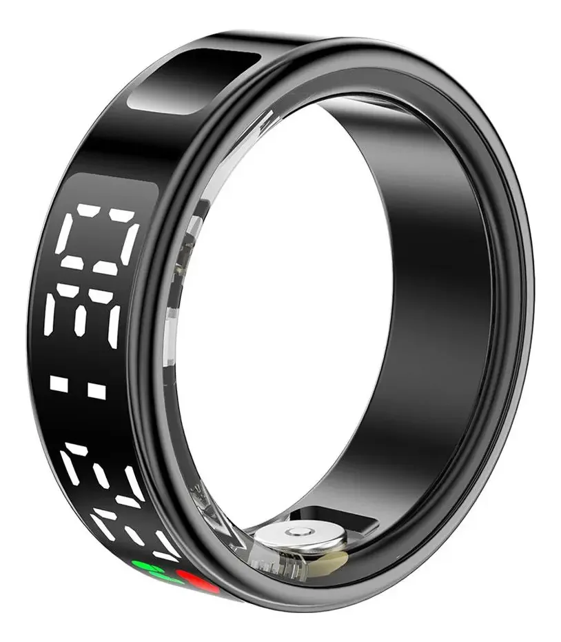 Anel Inteligente Sr08, Frequência Cardíaca, Oxigênio No Sang Cor Black-12