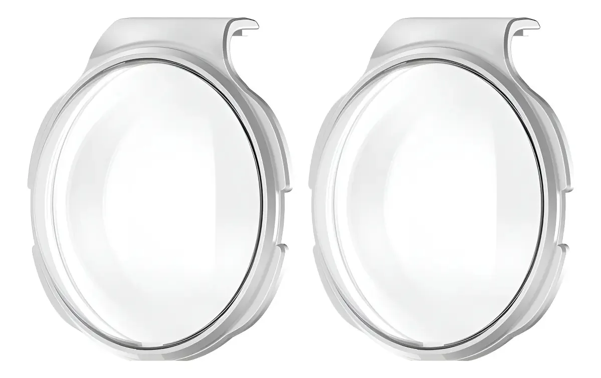 Protector Lentes Para Dji Osmo 360,2 Lentes,vidrio Templado Cor Prateado