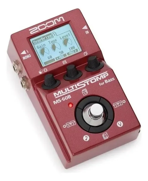 Zoom Ms-60b - Pedal Multiefeitos Para Baixo Pedaleira