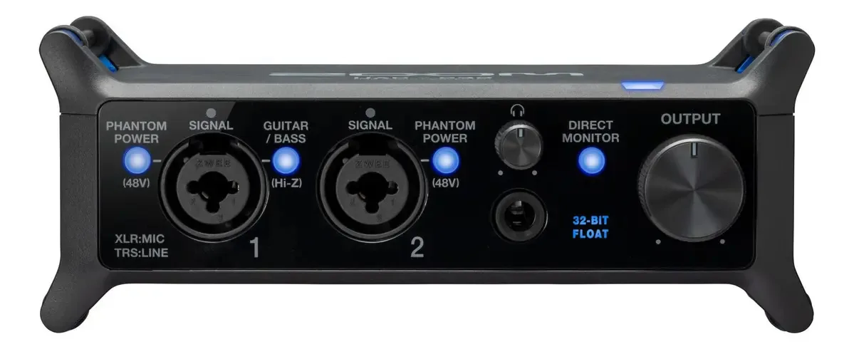 Interface de áudio flutuante Zoom UAC232 de 32 bits