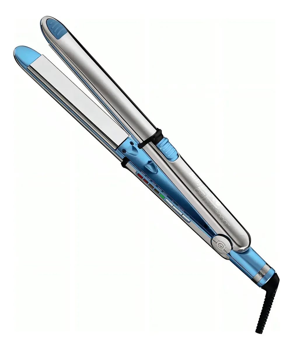 Alisador profissional Bbs Babylisspro 3100 Nano Titanium 1 cor azul