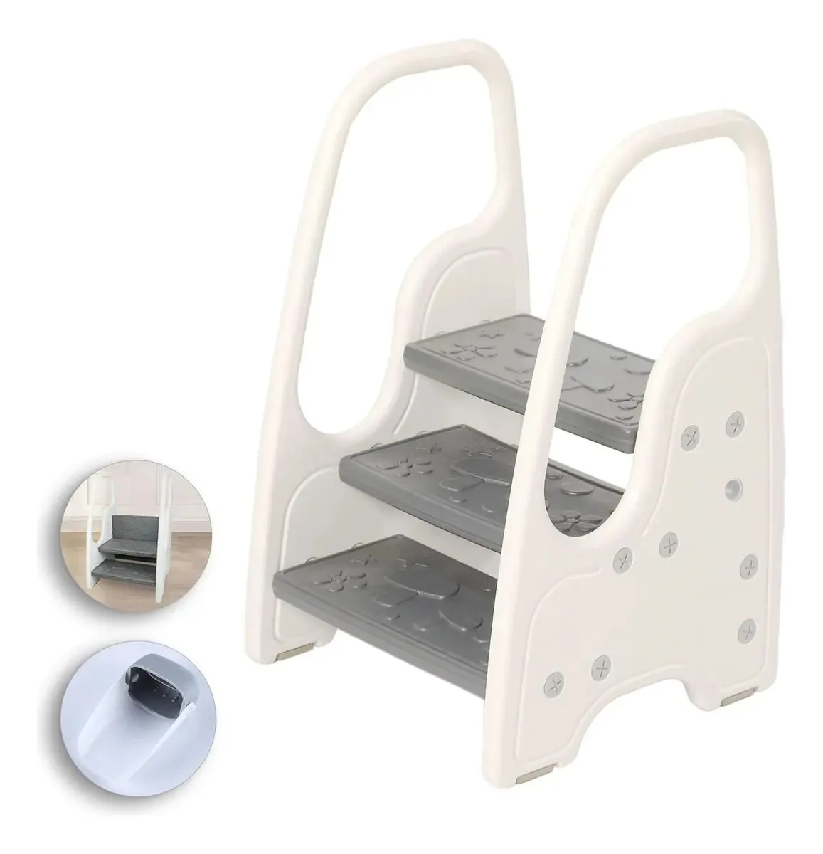Escada ajustável para crianças - ideal para banheiro e cozinha