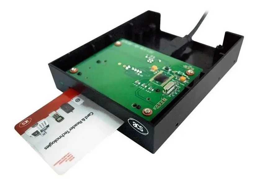 Leitor De Cartão Smartcard ACS ACR38F-A2 Memória Compatível USB 2.0