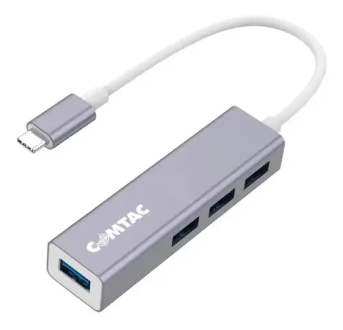 Hub Usb-c - 4 Portas Usb 3.1 - Comtac 20129395