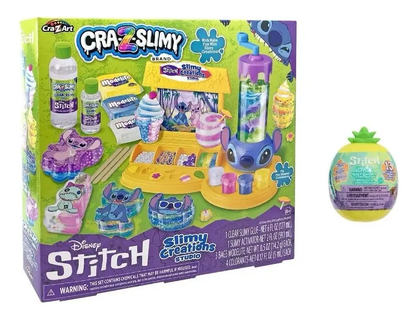 Kit de fabricação de lodo Disney Stitch CRA-Z-Slimy +