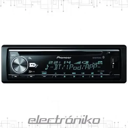 Som automotivo Pioneer DEH X7850BT com USB e bluetooth