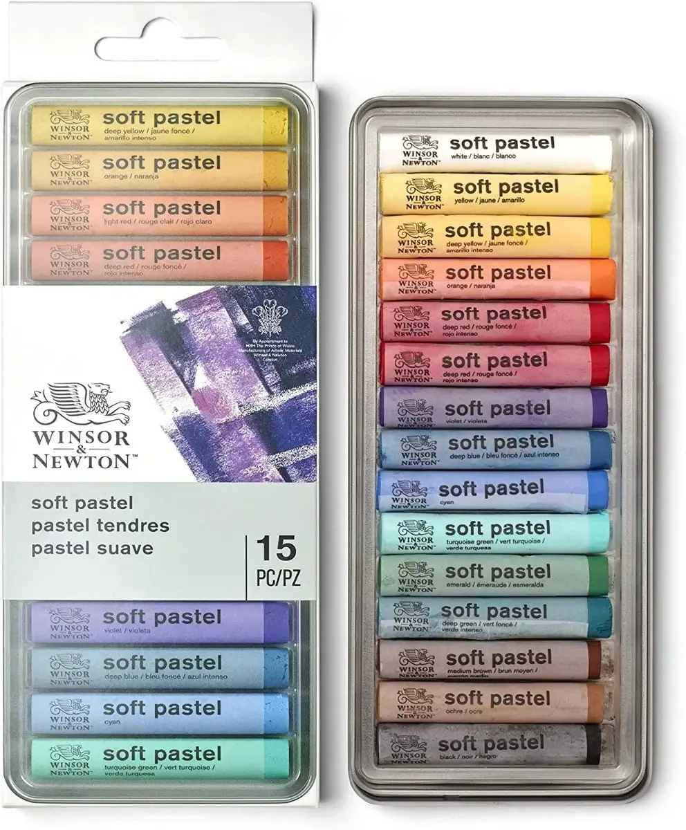 Pastéis de giz profissionais Winsor & Newton X15 Colors