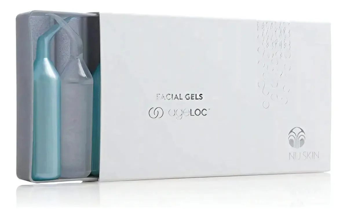 Géis de spa facial galvânicos Nuskin Ageloc